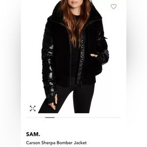 SAM. Carson Sherpa Bomber Jacket